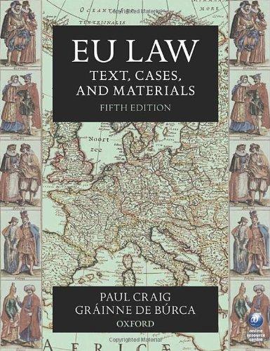 Foto EU Law: Text, Cases, and Materials