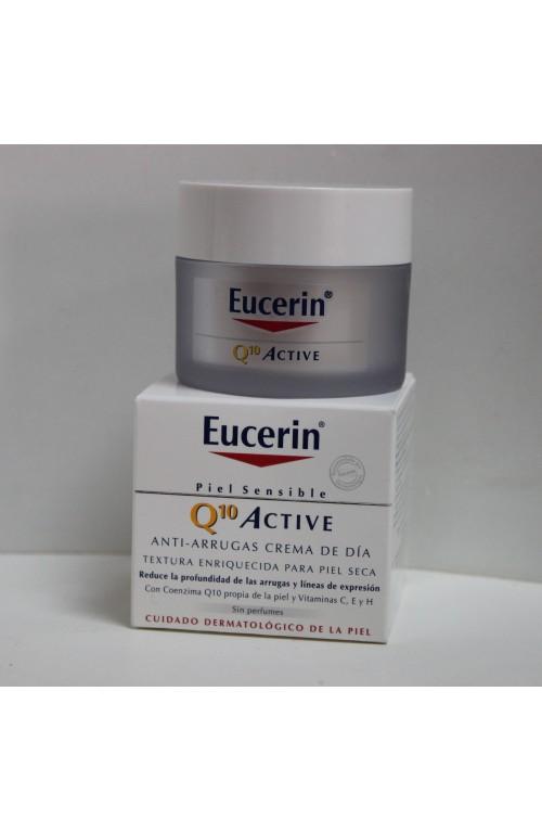 Foto Eucerin q10 active crema de dia enriquecida antiarrugas 50ml piel seca