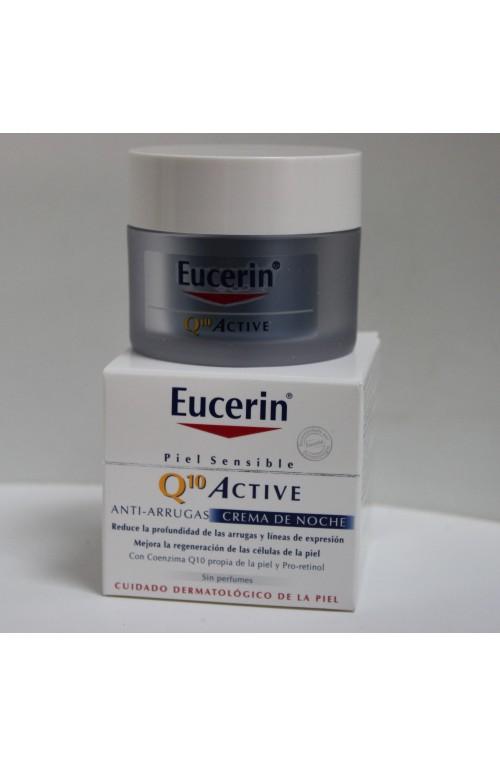 Foto Eucerin q10 active noche antiarrugas crema de noche 50ml pieles sensib