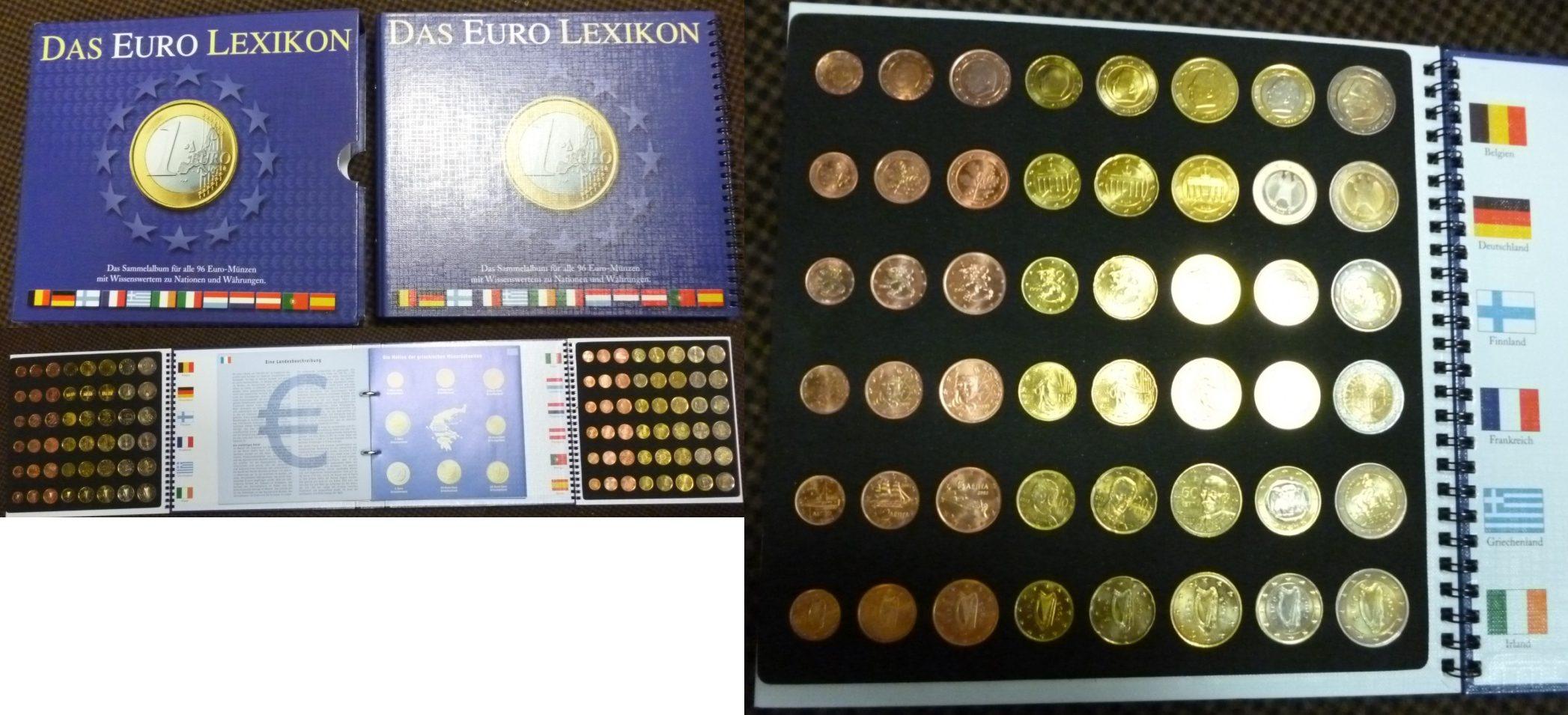 Foto Euro Kursmünzensätze Sammlung Euro Kursmünzensätze 12 x 3,88 1999-2002