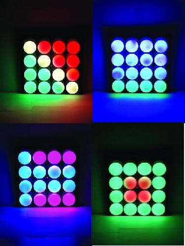 Foto EUROLITE LED PANEL BALL 16 Led Panel Square Crystal Ball 16