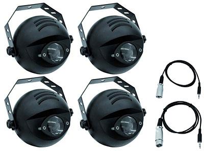 Foto Eurolite LED PST-9W TCL DMX 4pcs Bundle