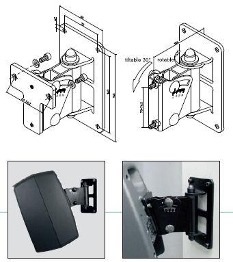 Foto EUROMET 08000 Support Tv Lcd/plasma Ceiling Inclinabl