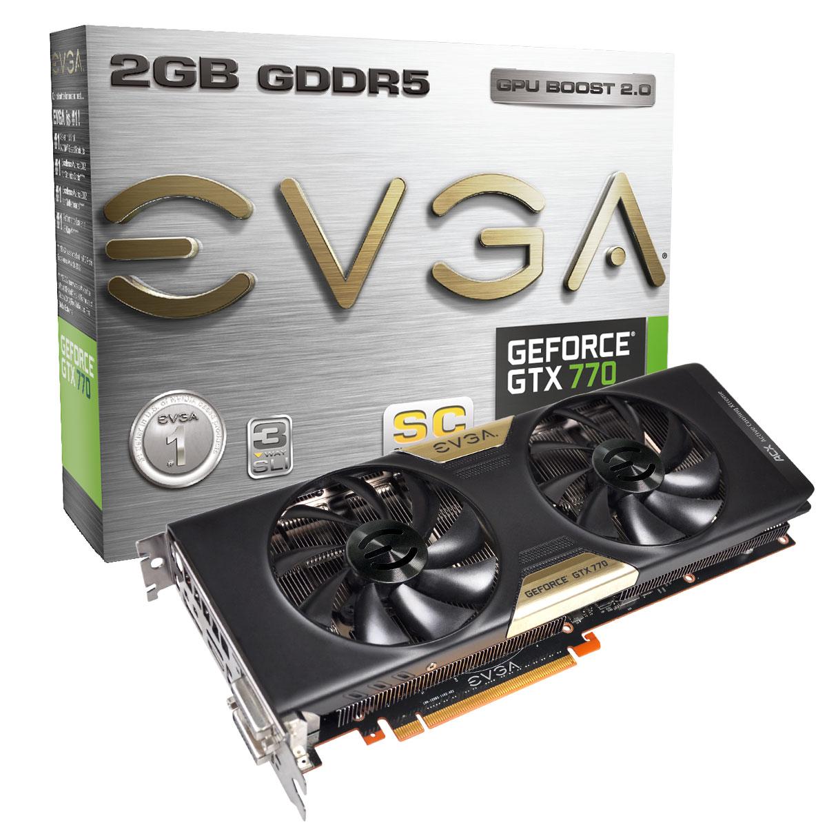 Foto EVGA GeForce GTX 770 SC w/ ACX Cooler 2GB GDDR5 PCIe 3.0