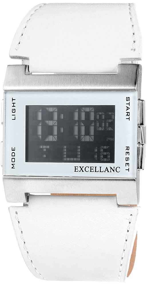 Foto Excellanc Hombres Relojes Digitales Plata Blanco