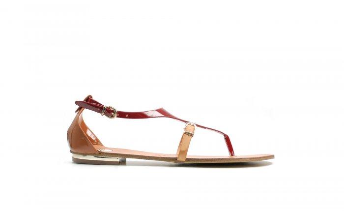 Foto Exe, sandalia plana melina red/camel