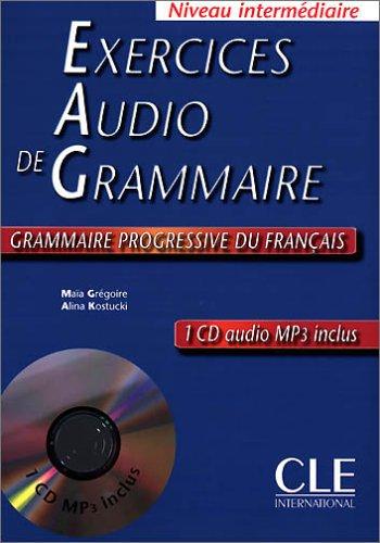 Foto Exercices audio de grammaire Grammaire progressive du français - Niveau intermédiaire: Livre + CD audio
