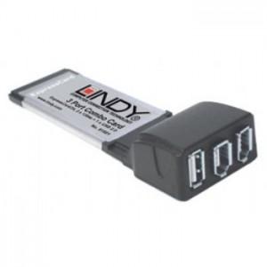 Foto expresscard/34 lindy firewire y usb 2.0 combo