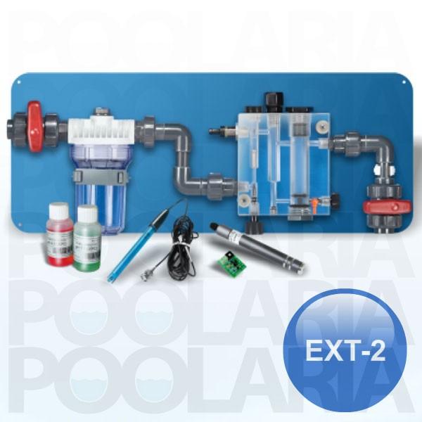 Foto Extensión de control EXT-2 pH-cloro + kit portasondas Idegis