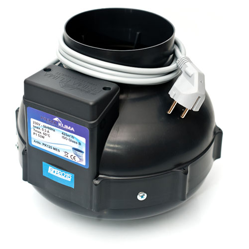 Foto Extractor de aire UFO RVK Prima Klima 425 m³/h 125mm (PK125 MES)