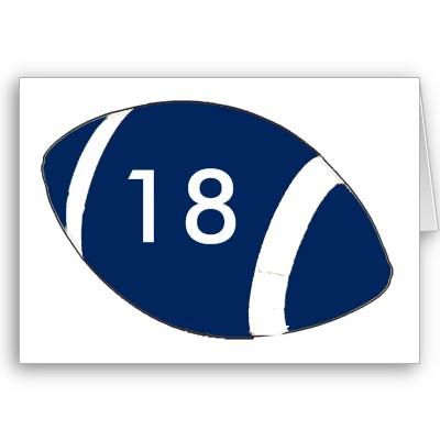 Foto Fútbol Azul 18 Felicitación