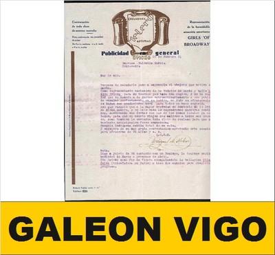 Foto (f708) Exclusivas Melero Asturias Oviedo Pontevedra 1931 Teatro Broadway Vedette