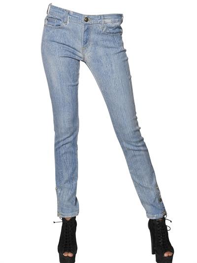 Foto faith connexion jeans en denim de algodón ajustado
