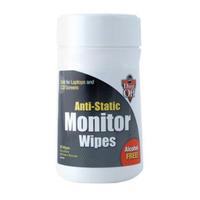 Foto falcon safety products 88121/DSCT - anti static monitor wipes - 80 ct