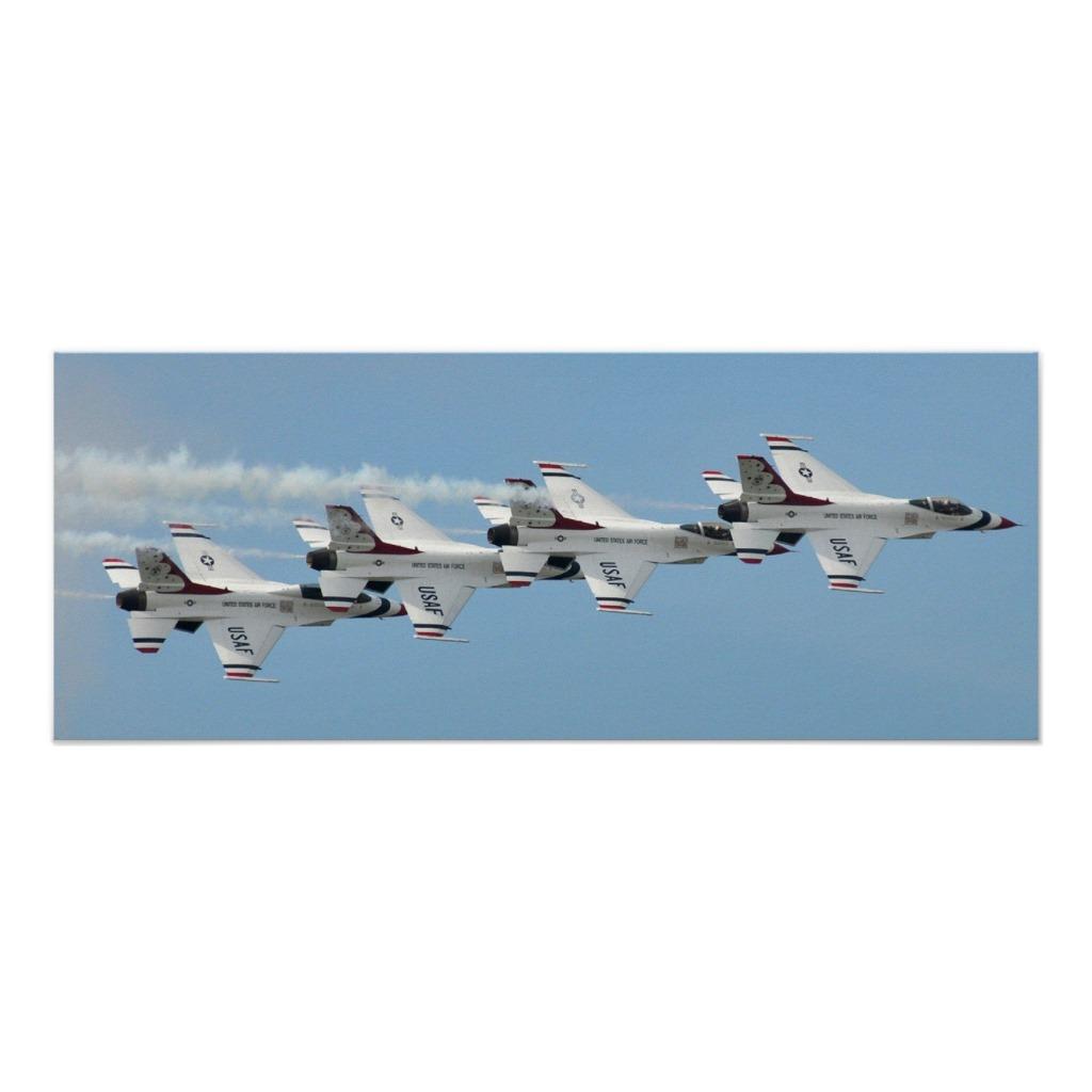 Foto Falcons que luchan del F-16 de los Thunderbirds de Posters