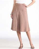 Foto Falda evasé 55% lino