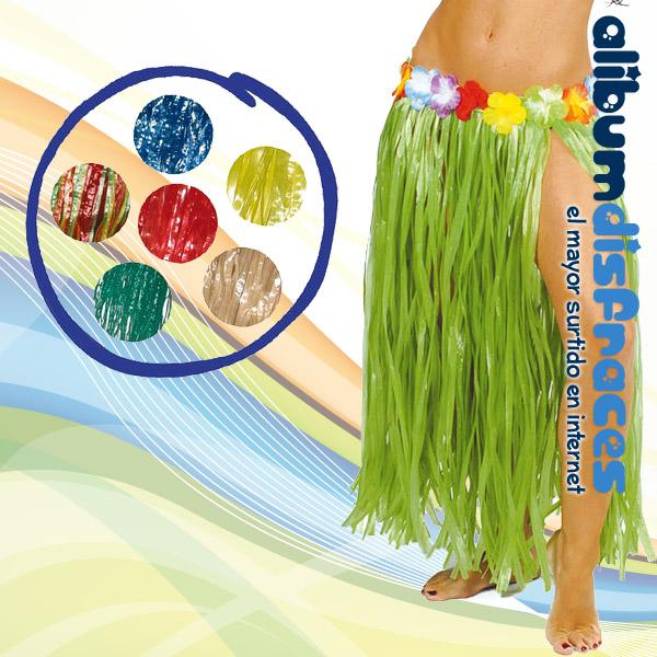 Foto Falda Hawaiana Verde 75cm