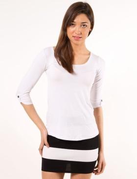 Foto Falda rayas b&w celop punto