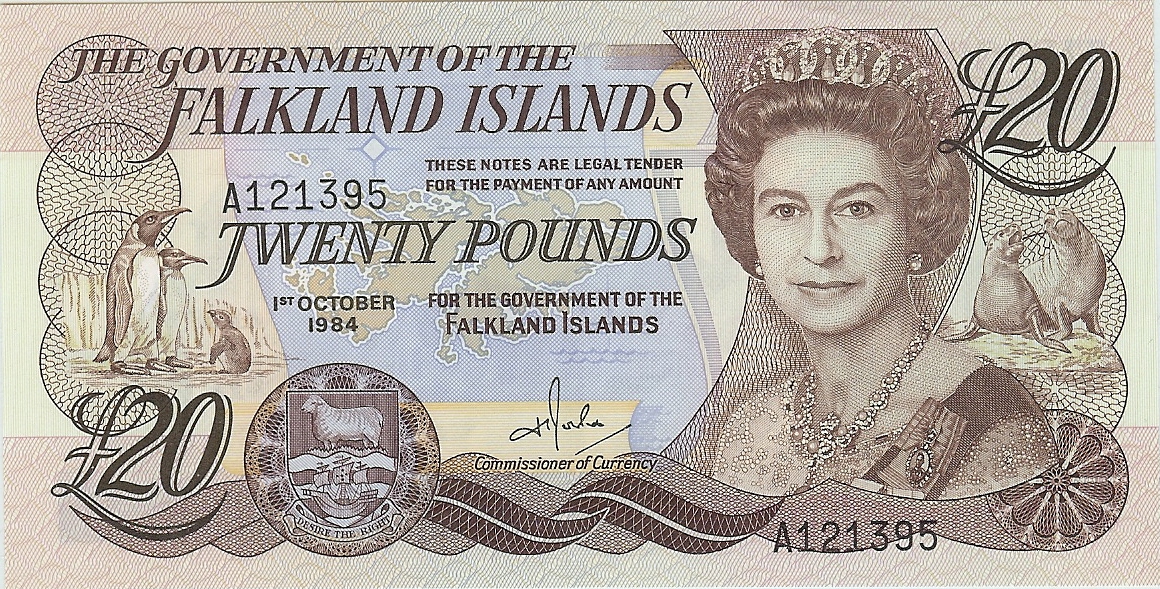 Foto Falkland Islands £20 1984