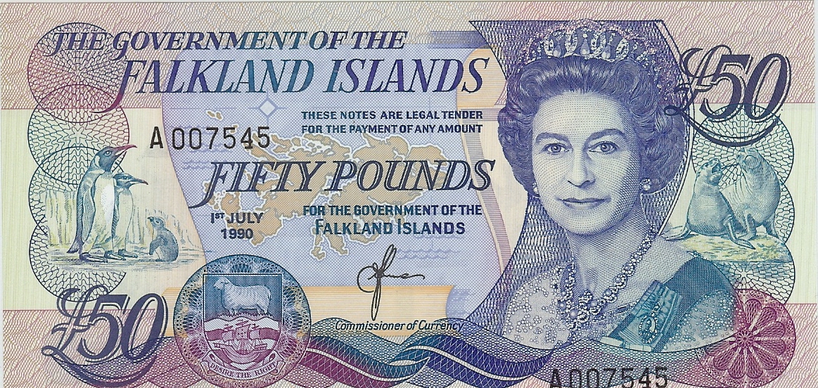 Foto Falkland Islands £50 1990