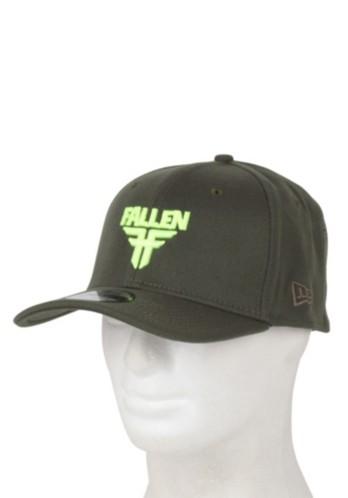 Foto Fallen Insignia Stretch Fit Cap surplus green/fluro yellow