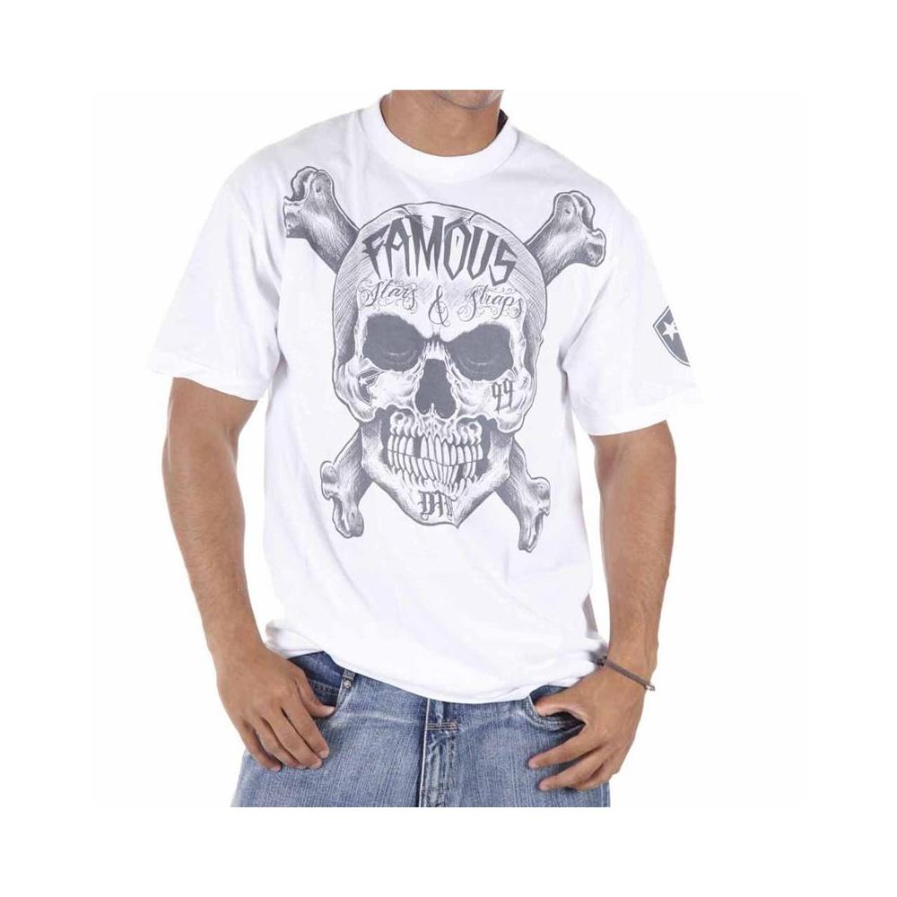 Foto Famous Stars and Straps Camiseta Famous Stars&Straps: Inked Skull WH T