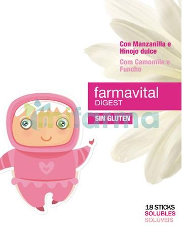Foto Farmavital Digest con manzanilla e hinojo dulce 18 stick solubles