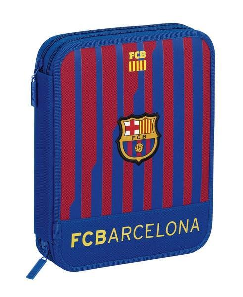 Foto F.c. barcelona plumier doble grande 55 piezas
