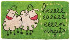 Foto Felpudo 40x70 beeenvinguts roo 11891-verde