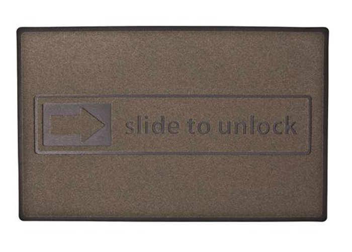 Foto Felpudo slide to unlonck