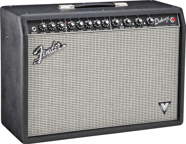 Foto Fender Deluxe Vm Amplificador Guitarra Black