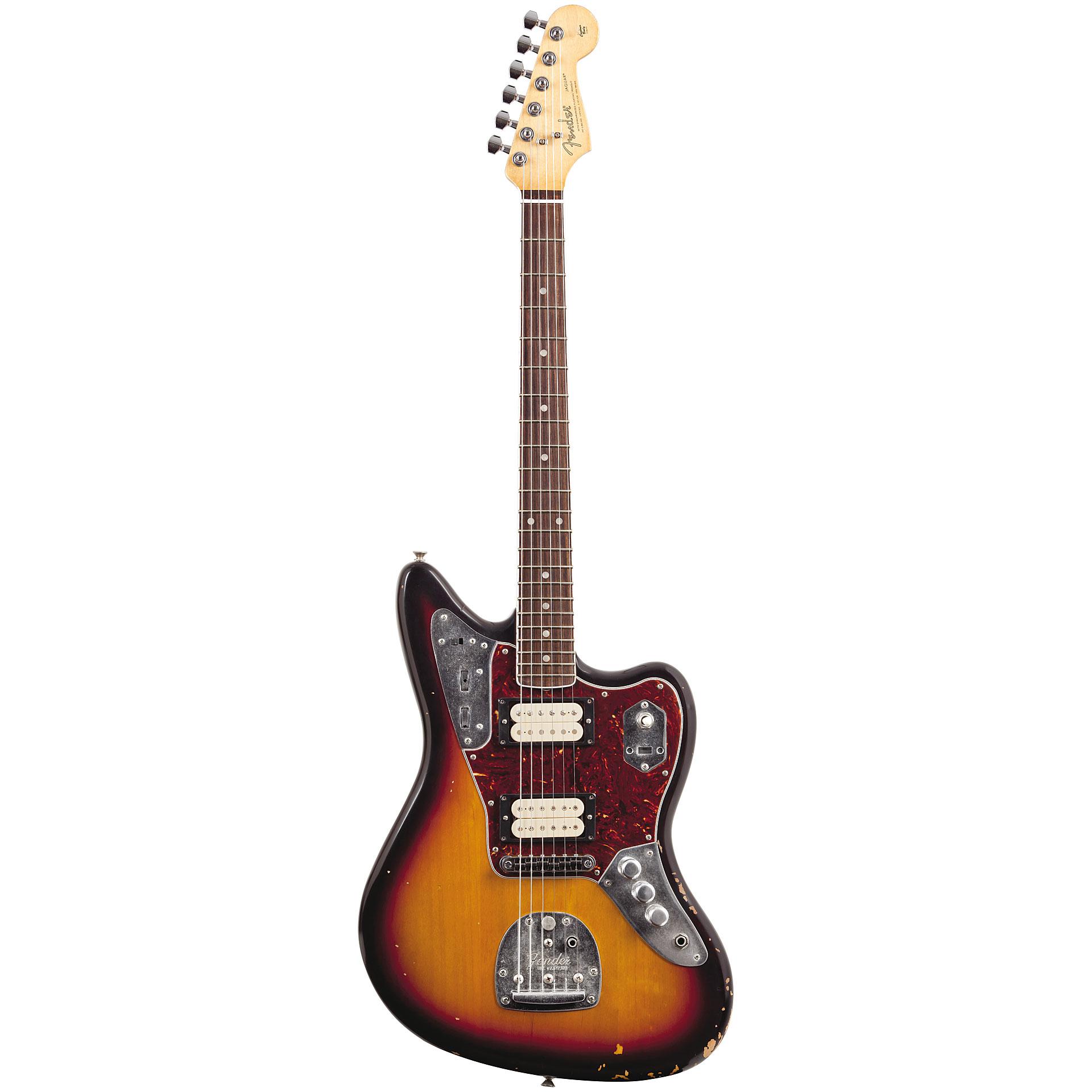 Foto Fender Signature Kurt Cobain Jaguar 3TSB, Guitarra eléctrica