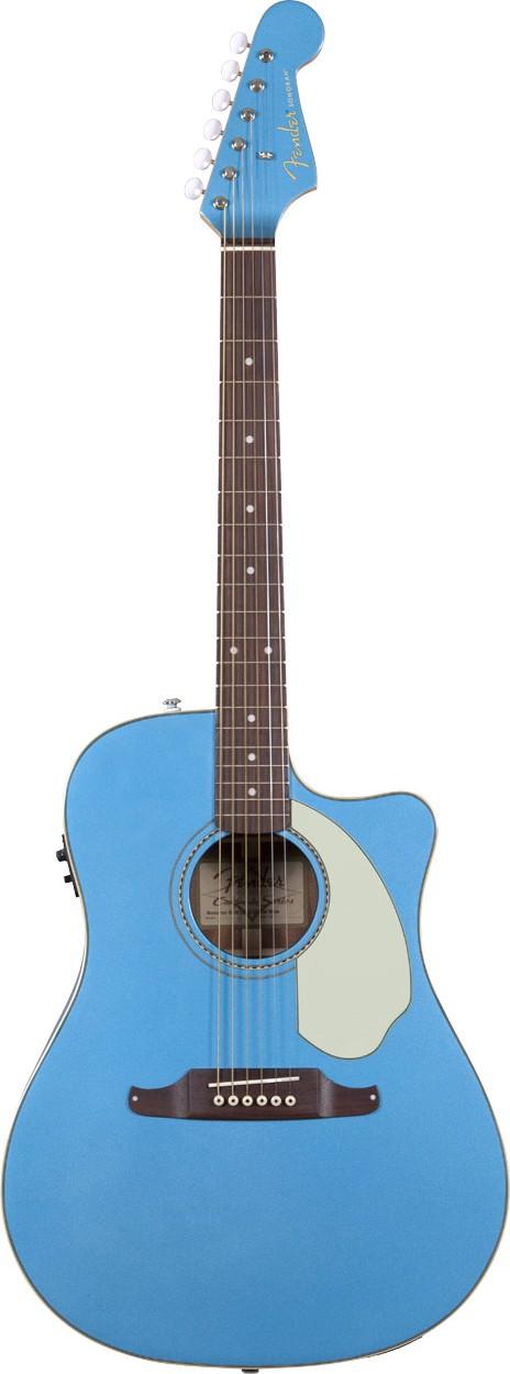 Foto Fender Sonoran Sce Cutaway Lake Placid Blue W/Match Headstock Guitarra Acustica