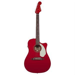 Foto Fender Sonoran SCE Guitarra acústica roja