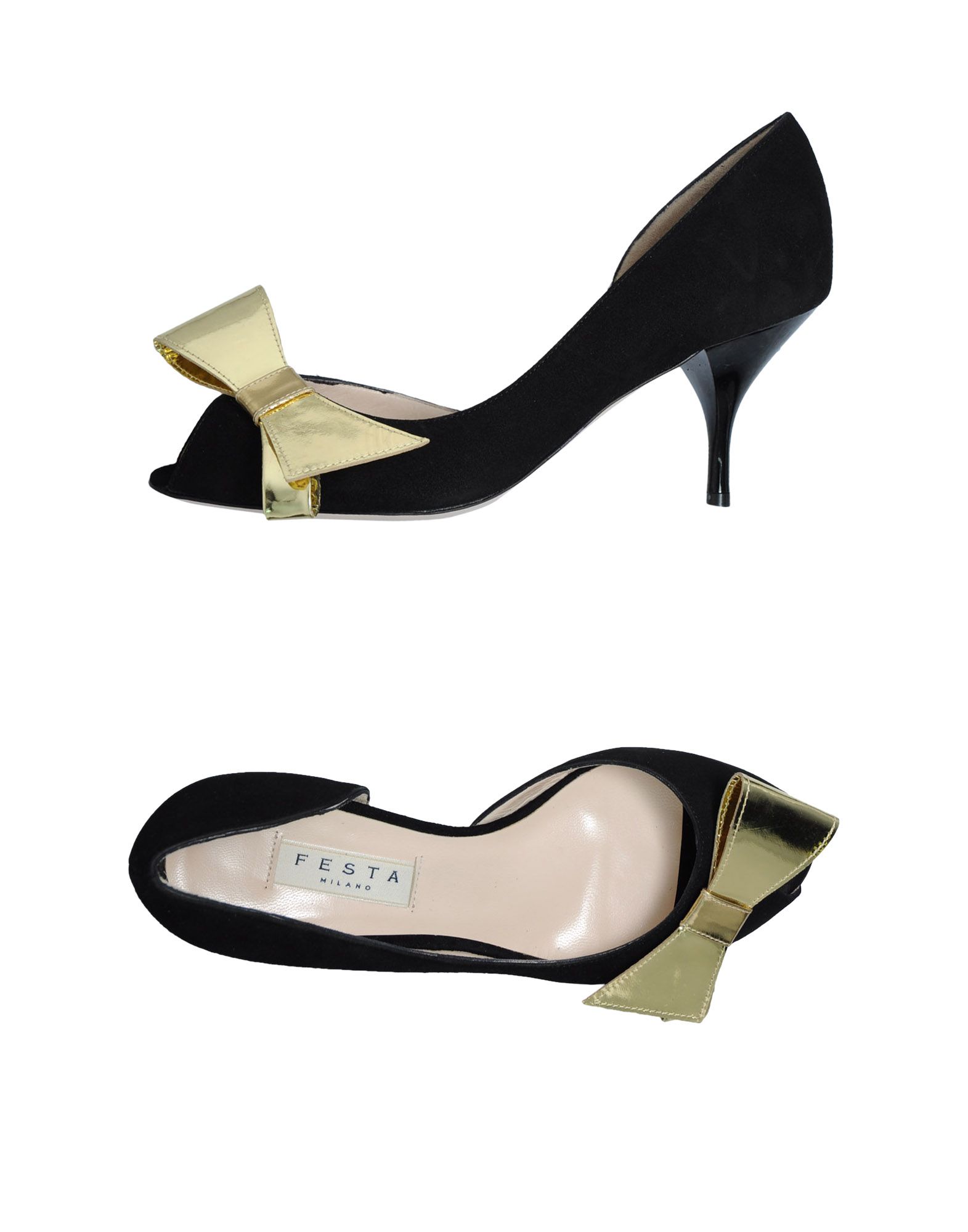 Foto Festamilano Peep Toes Mujer Negro