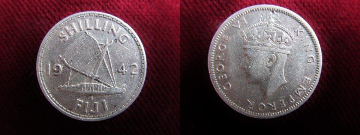 Foto Fidschi 1 Shilling 1942