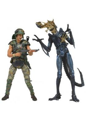 Foto Figura alien: pack hicks vs. blue alien 23 cm