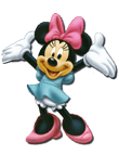 Foto figura articulada minnie mouse