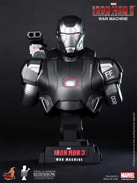 Foto Figura Busto Iron Man 3 War Machine 23 cm