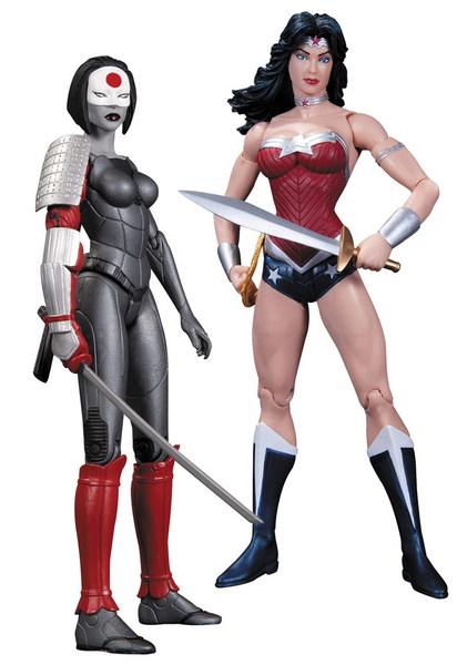 Foto FIGURA DC COMICS PACK 52 WONDER W VS KATANA 18 cm