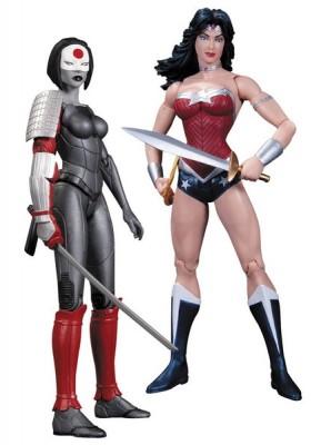 Foto Figura dc comics pack new 52: wonder woman vs. katana 18 cm