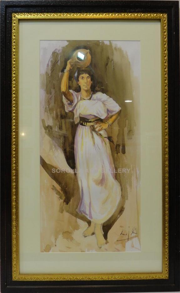 Foto Figura de mujer | Pinturas de figuras de mujer en acuarela sobre papel