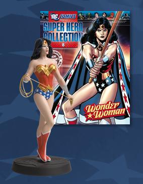 Foto Figura De Plomo Dc Super Hero Collection 8 Wonder Woman + Revista