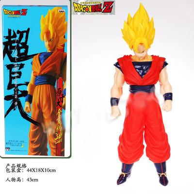 Foto Figura Dragon Ball 43cm Goku Super Saiyan Pelo Amarillo