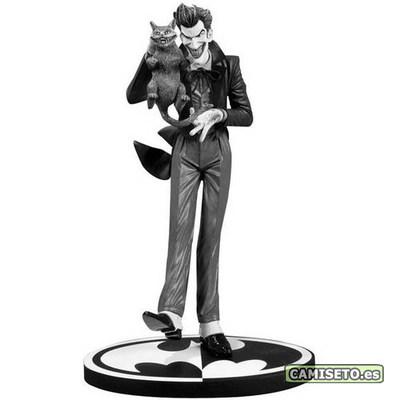 Foto figura estatua batman: the joker black & white