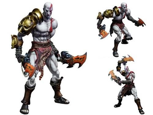 Foto Figura God of War 3 Kratos Play Art