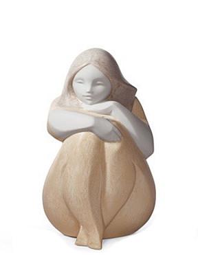 Foto Figura Niña Sol De Porcelana En Gres De Lladro  - Porcelain Figure  Sun Girl