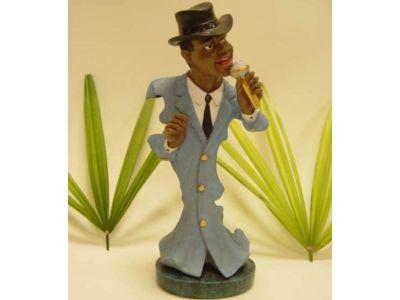 Foto Figura Resina Cantante Con Peana+ 10#