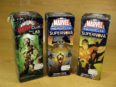 Foto Figuras Marvel Heroclix 12 Figures Miniatures Game + Card Game -             073