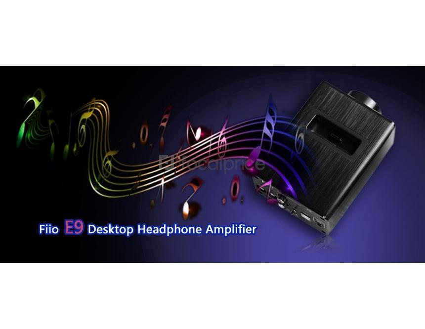 Foto Fiio E9 Desktop Amplificador de auriculares (Negro)